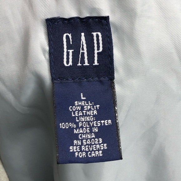 Gap Powder Blue Suede Jacket - Picture 6 of 15